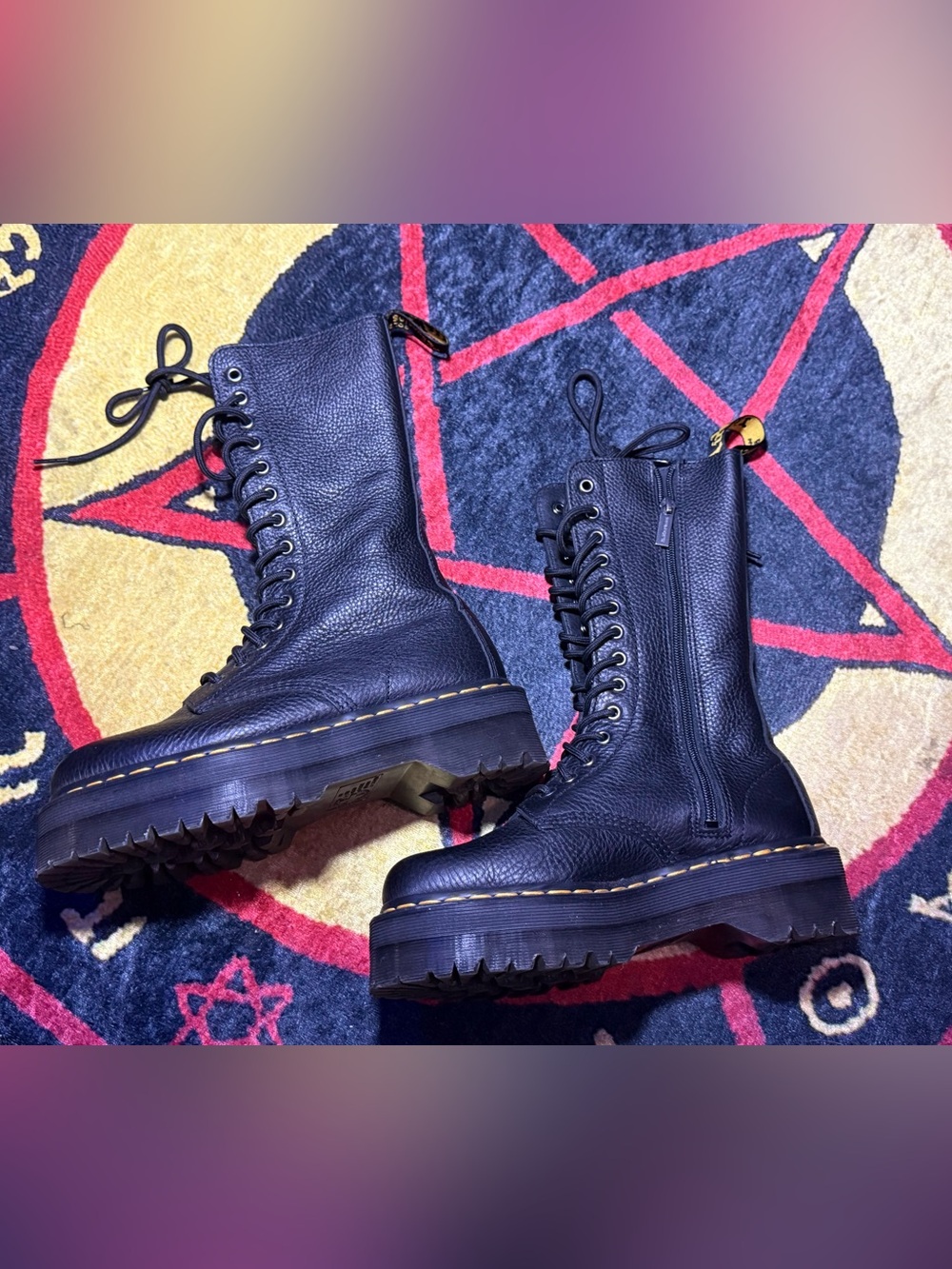 Platform Dr. Martens 1B99 Quad boots